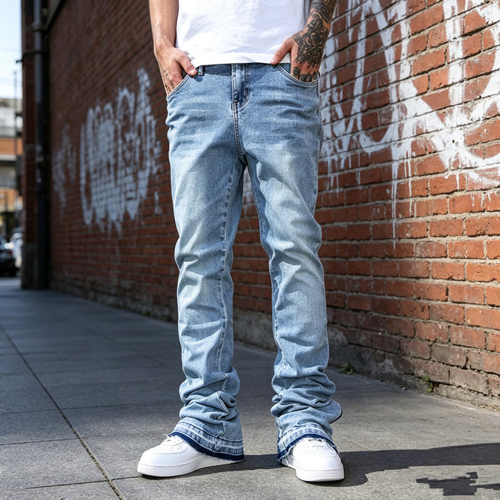 Herren Casual Straight Leg Jeans Echoarchiv