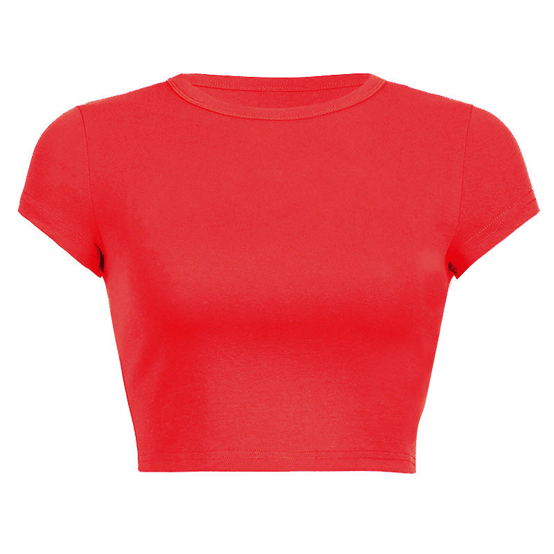 Damen Figurbetontes Crop-Top Echo Archiv