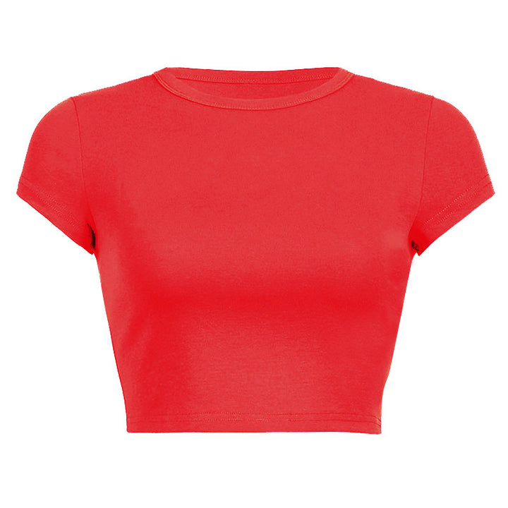 Damen Figurbetontes Crop-Top Echo Archiv