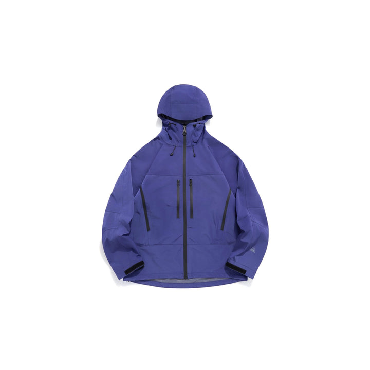 Unisex Technische Kapuzen-Outdoorjacke mit getapten Reißverschlüssen Echoarchiv