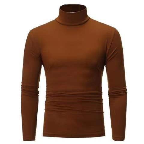 Herren Rollkragenpullover aus elastischem Material mit eng anliegendem Schnitt Echoarchiv