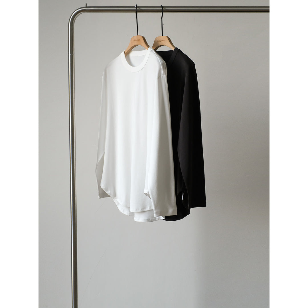 Damen Bequeme Langarm-T-Shirt Echoarchiv