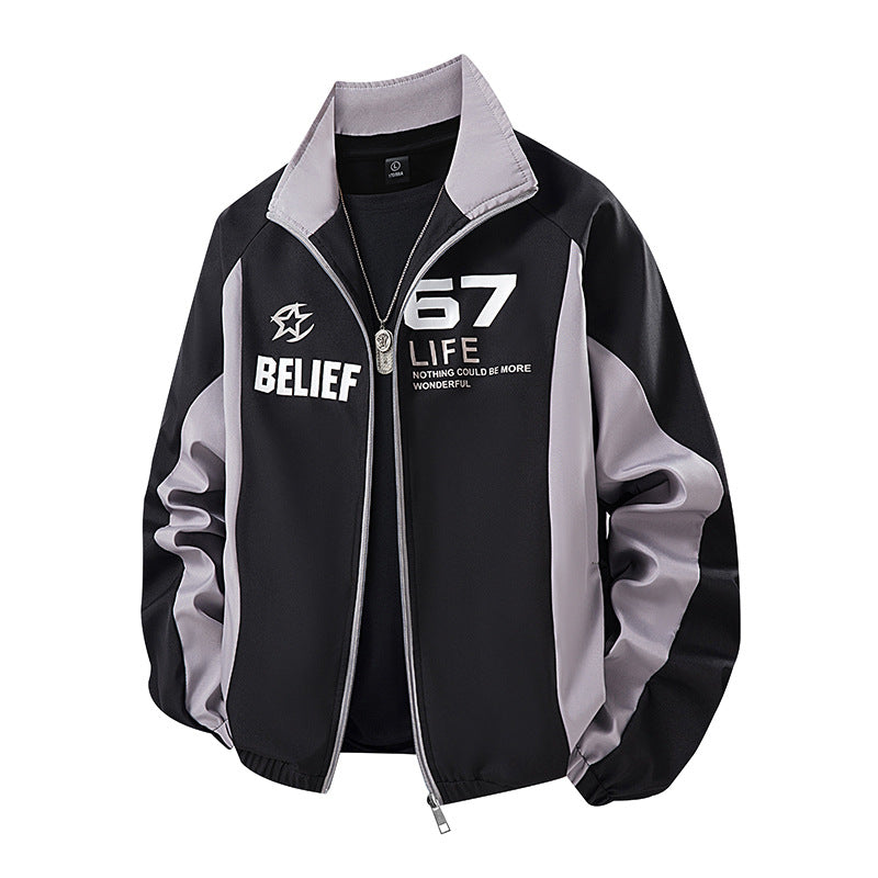 Herren Sportliche Übergangsjacke mit Reißverschluss Echo Archiv