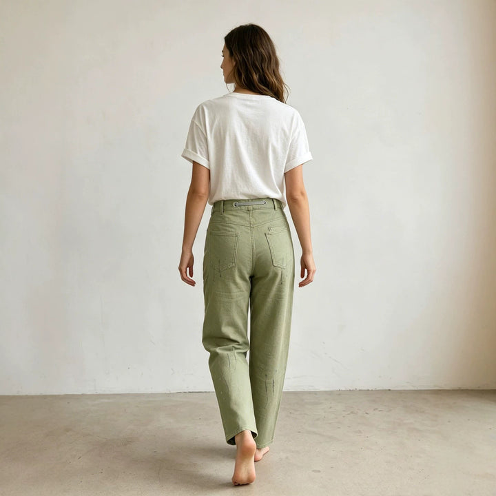 Damen nan oversized Strickpullover mit Rundhalsausschnitt und entspannter Silhouette Echo Archiv