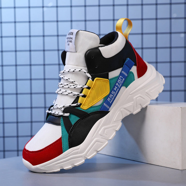 Unisex Knöchelhoher Plateau-Sneaker mit technischer Multi-Lagen-Sohle Echoarchiv