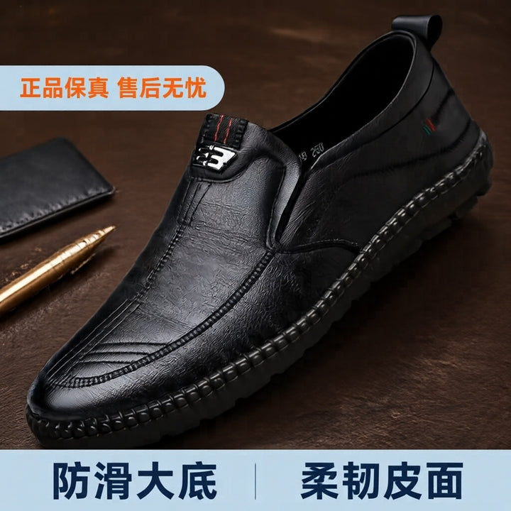 Herren Bequeme Slip-On Lederschuhe Echoarchiv 1788175441