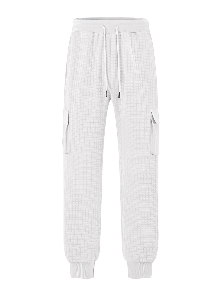 Herren Cargo-Jogginghose aus hochwertigem Material mit strukturiertem Design und praktischen Taschen Echoarchiv