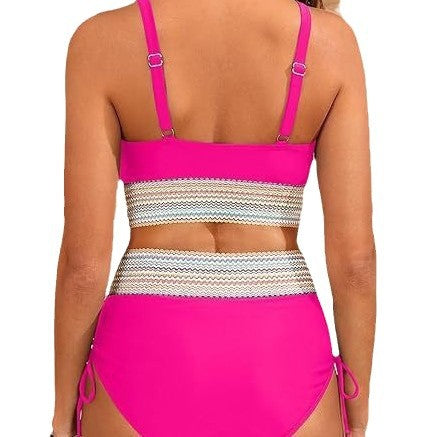 Damen Bikini-Set mit Wickeloberteil und verstellbarem Bund Echo Archiv