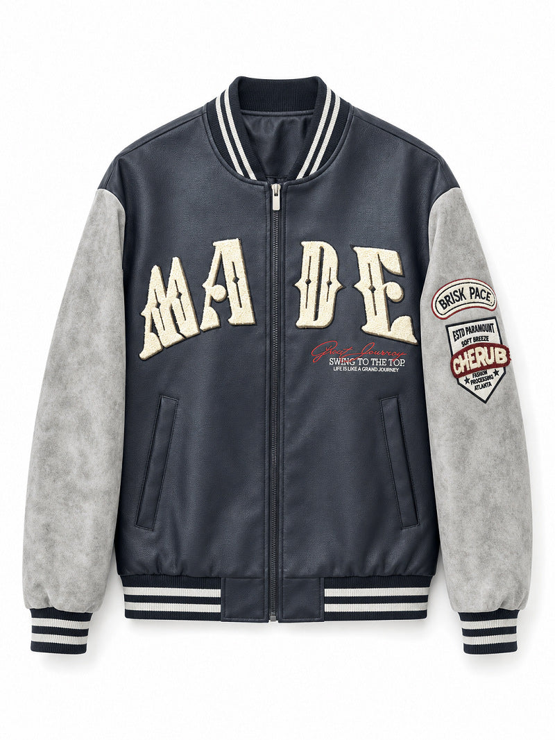 Damen Modische Freizeit-Bomberjacke Echo Archiv