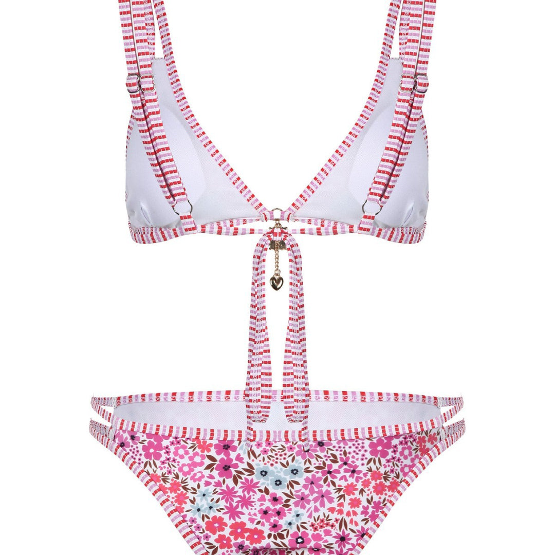 Damen Bikini-Set mit floralem Muster und verstellbaren Trägern Echo Archiv