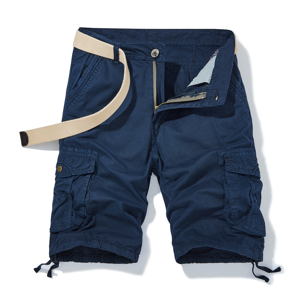 Herren Cargo-Shorts mit verstellbarem Gürtel und mehreren Seitentaschen Echoarchiv