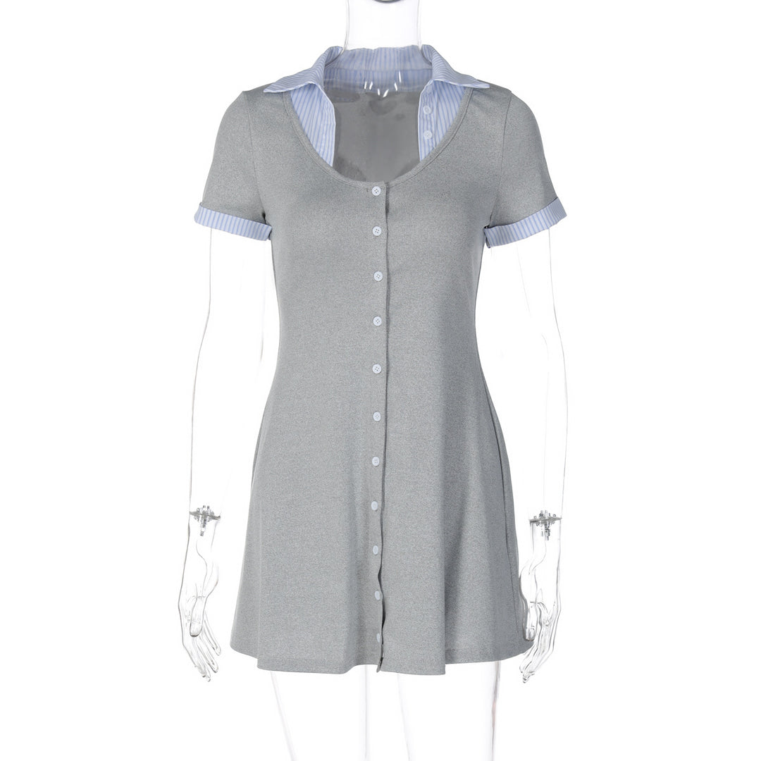 Damen Modisches Polo-Kleid Echo Archiv