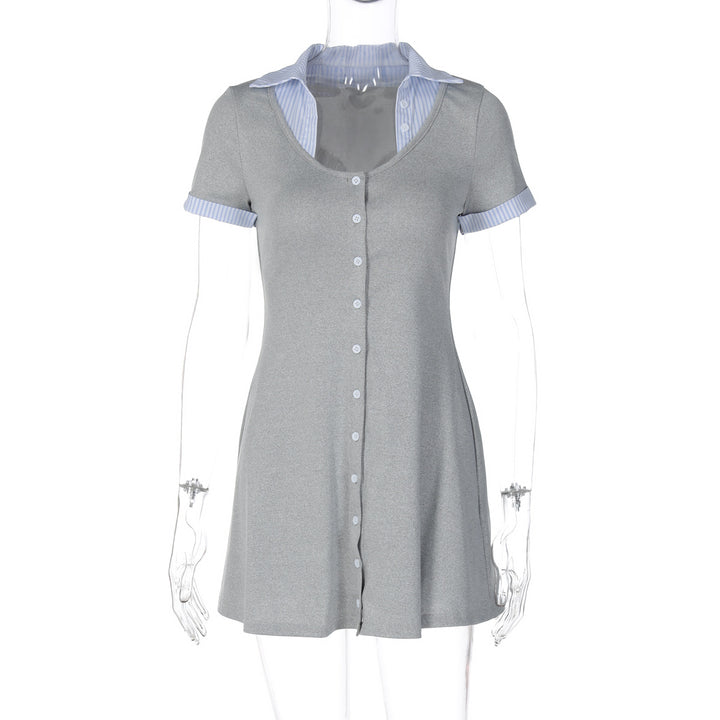 Damen Modisches Polo-Kleid Echo Archiv