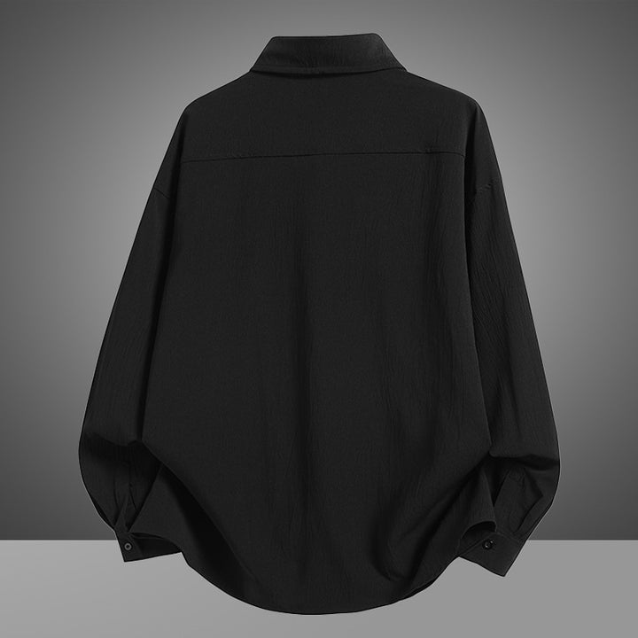 Herren Lässiges Overshirt mit praktischer Brusttasche und modernem Schnitt Echoarchiv