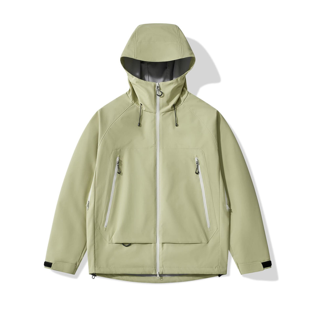 Herren technisch-isolierende Softshelljacke mit Kapuze und Fleece-Innenkragen Echo Archiv