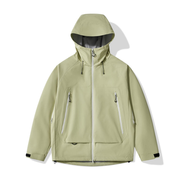 Herren technisch-isolierende Softshelljacke mit Kapuze und Fleece-Innenkragen Echo Archiv