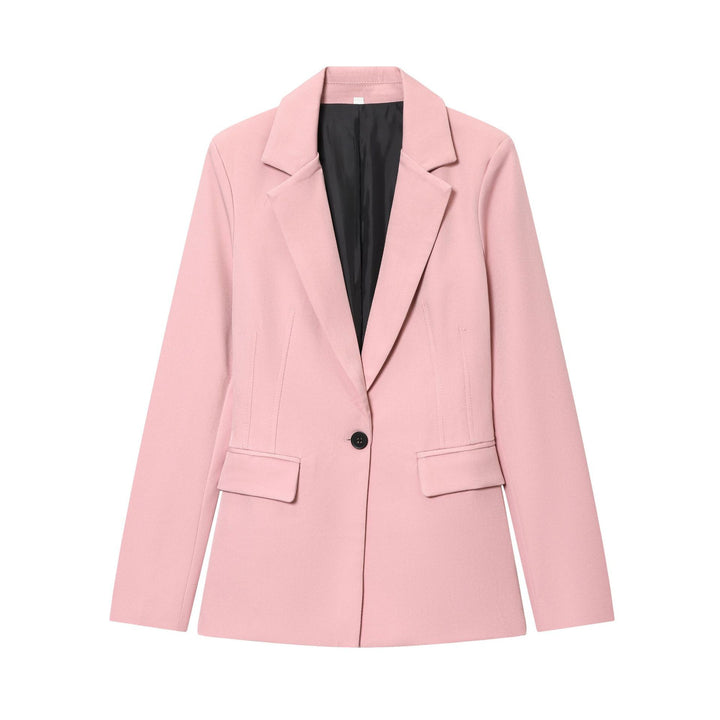 Damen nan schlanker Ein-Knopf Businessblazer mit Pattentaschen und definierter Schulterform Echo Archiv