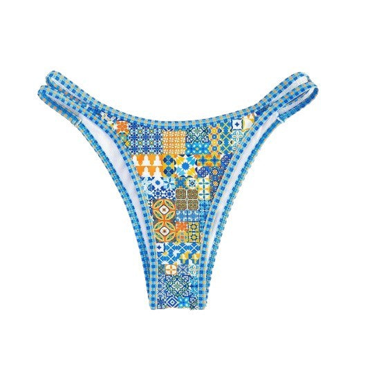 Damen Trendiger Unterteil-Bikini mit geometrischem Muster Echo Archiv