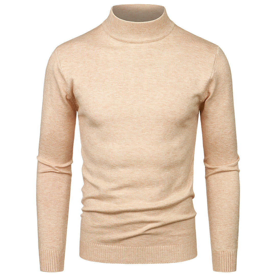 Herren Hochwertiger Rollkragenpullover aus feiner Baumwolle Echoarchiv