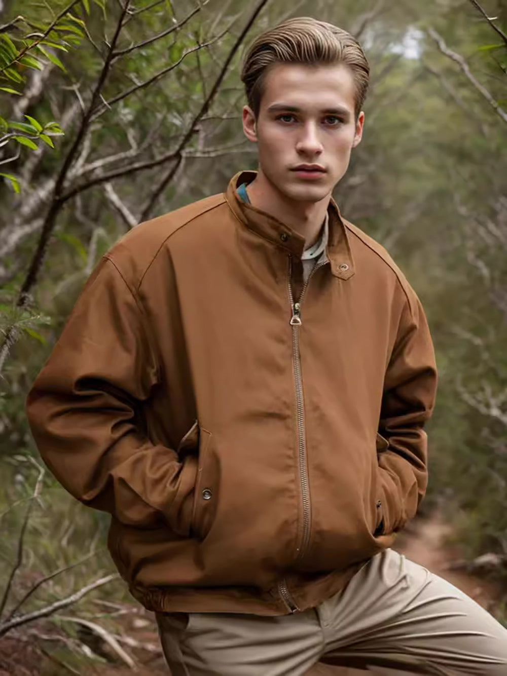 Herren lässige Outdoor-Jacke mit praktischen Taschen und atmungsaktivem Innenfutter Echoarchiv