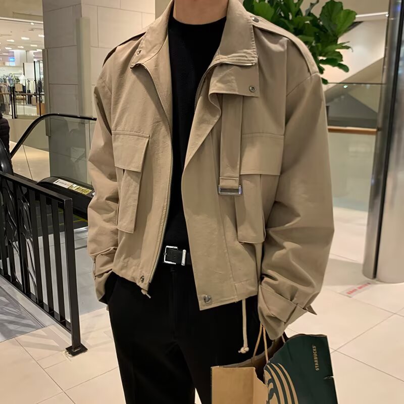 Herrenmode Utility Jacke mit praktischen Taschen Echo Archive