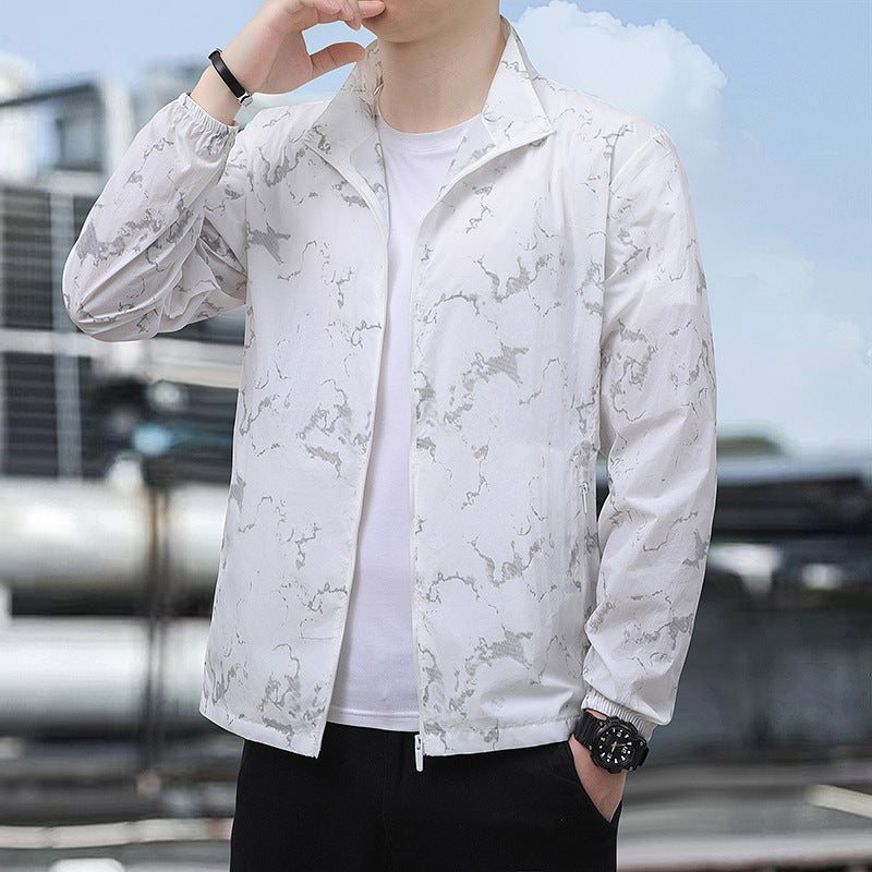 Herren Moderne Sportjacke Echo Archiv
