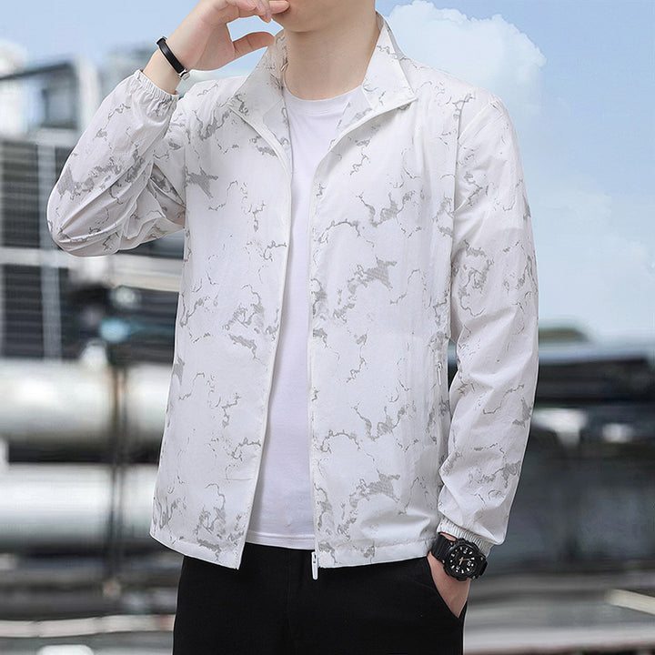 Herren Moderne Sportjacke Echo Archiv