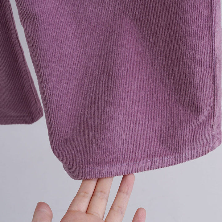 Damen Bequeme und weite Cordhose Echoarchiv