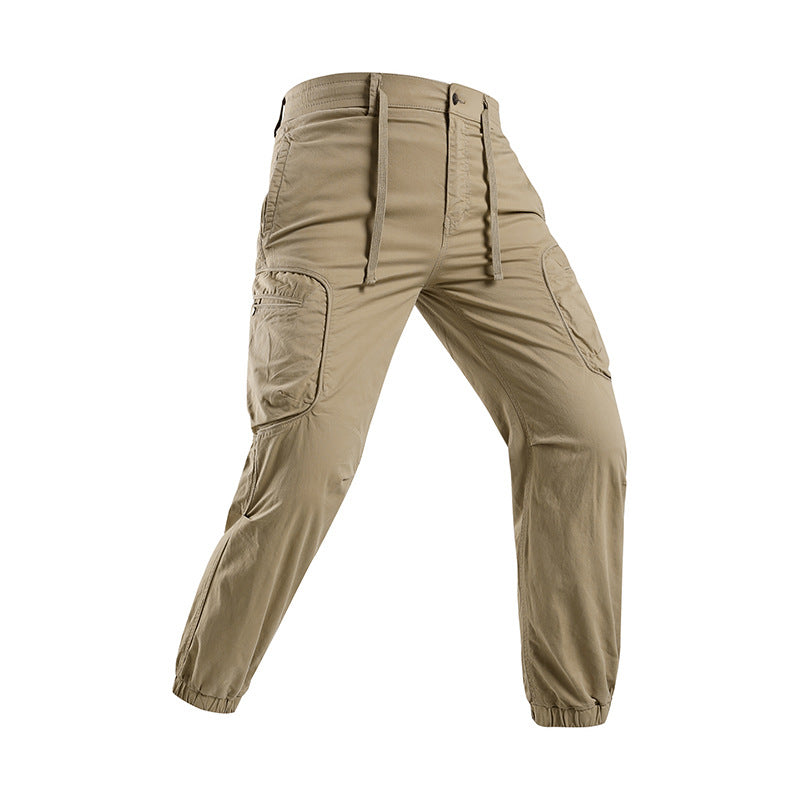 Herren Leichte Trekking‑Cargohose im Joggercut mit elastischem Knöchelabschluss und multifunktionalen Seitenklapptaschen Echo Archiv
