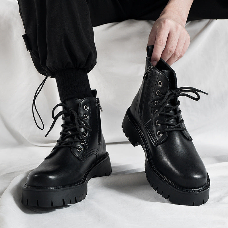 Herren Robuste Schnürstiefel mit rutschfester Sohle und strapazierfähigem Obermaterial Echoarchiv