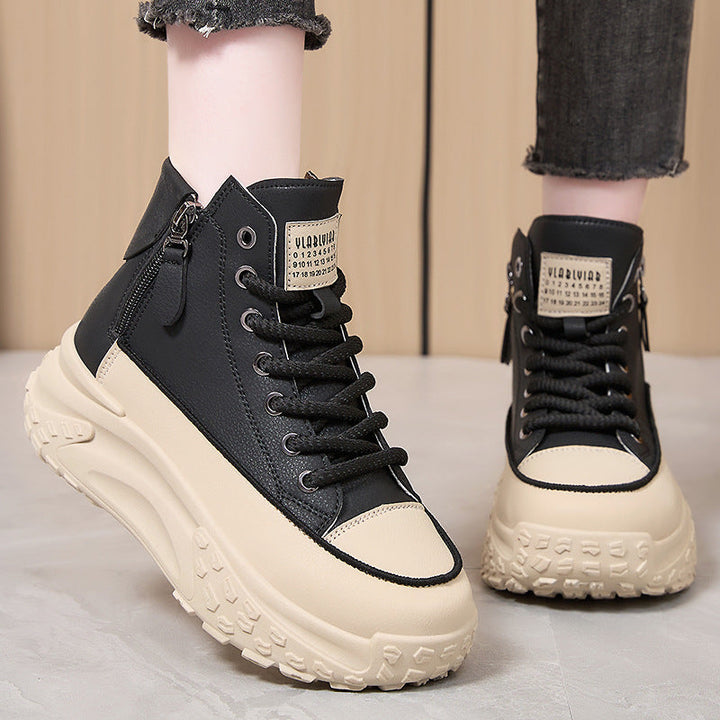 Damen High-Top Sneakers mit wasserabweisender Oberfläche und rutschfester Sohle Echo Archiv