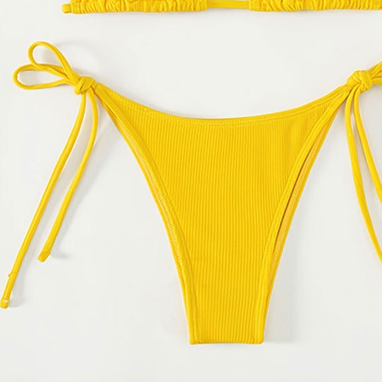 Damen Triangel-Bikini mit raffinierten Trägerschleifen Echo Archiv