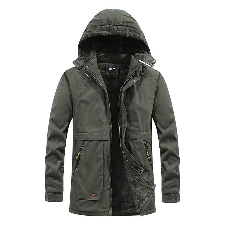 Herren Urbaner Fieldparka mit durchgehendem Teddyfleece‑Futter und Mehrfachtaschen Echo Archiv