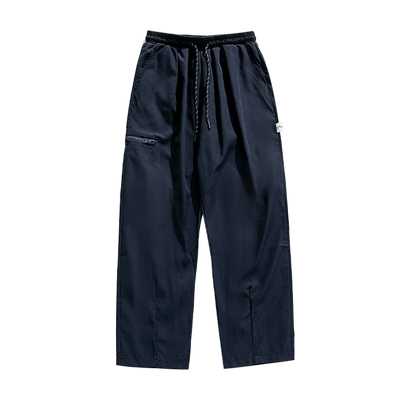 Unisex Weite Utility-Hose im Relaxed‑Fit mit elastischem Tunnelzugbund und seitlicher Reißverschlusstasche Echo Archiv