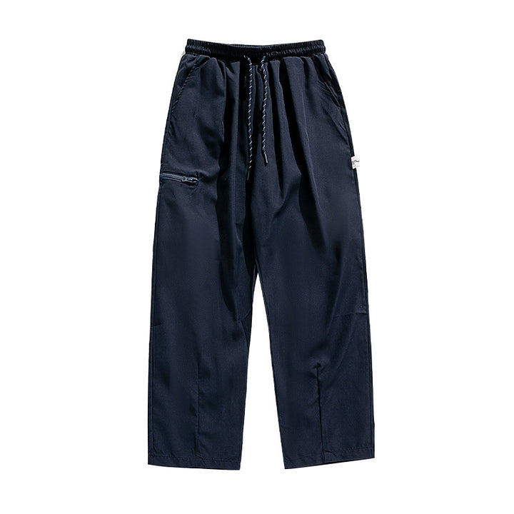 Unisex Weite Utility-Hose im Relaxed‑Fit mit elastischem Tunnelzugbund und seitlicher Reißverschlusstasche Echo Archiv