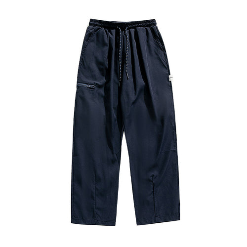 Unisex Weite Utility-Hose im Relaxed‑Fit mit elastischem Tunnelzugbund und seitlicher Reißverschlusstasche Echo Archiv