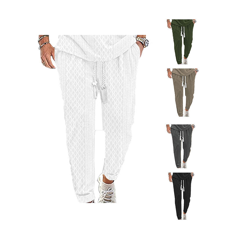 Herren nan Thermo-Zopfstrick-Jogginghose mit breitem Rippenbund und dekorativer Kordel Echo Archiv