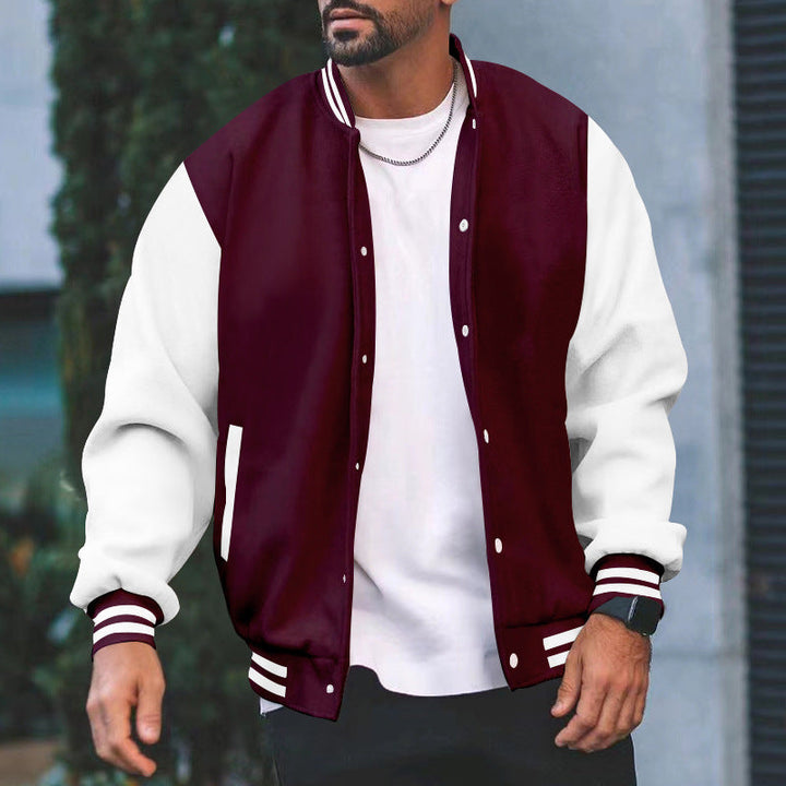 Herren Sportliche Collegejacke Echoarchiv