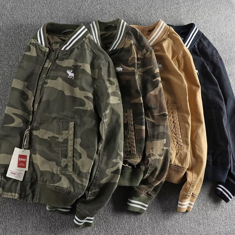 Herren Camouflage Bomberjacke Echo Archiv