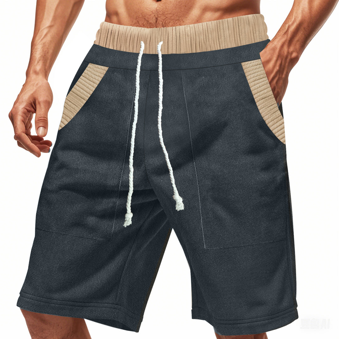 Herren Freizeit-Shorts mit elastischem Bund und praktischen Seitentaschen Echoarchiv