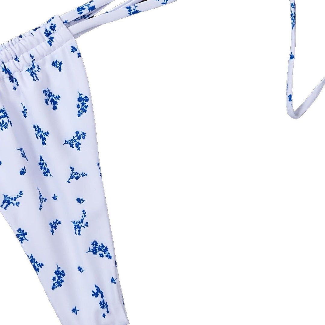 Damen Triangel-Bikini mit blumigem Muster und anpassbarem Bindesystem Echo Archiv