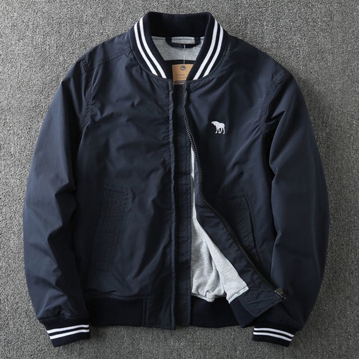 Herren Sportliche Bomberjacke mit praktischen Taschen und elastischen Bündchen Echoarchiv