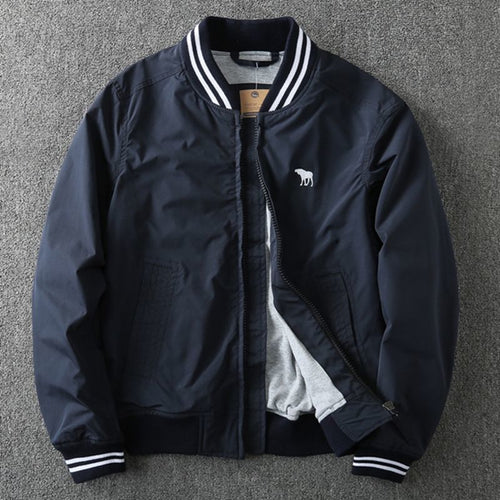 Herren Sportliche Bomberjacke mit praktischen Taschen und elastischen Bündchen Echoarchiv
