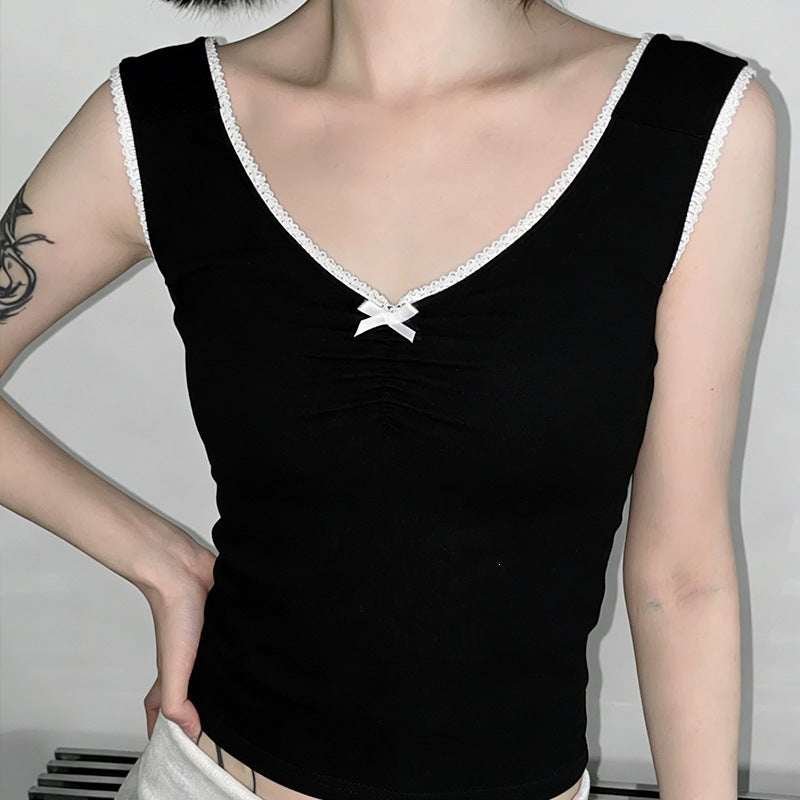 Damen verführerischer Bodysuit mit feinen Spitzenakzenten Echo Archiv