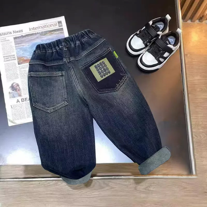 Jungen lässige Denim-Hose mit praktischen seitlichen Taschen Echo Archiv