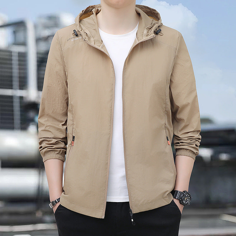 Herren Leichte Windjacke Echo Archiv
