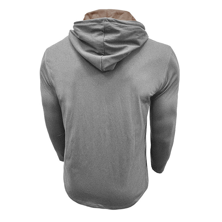 Herren Longsleeve-Hemd mit Kapuze Echoarchiv