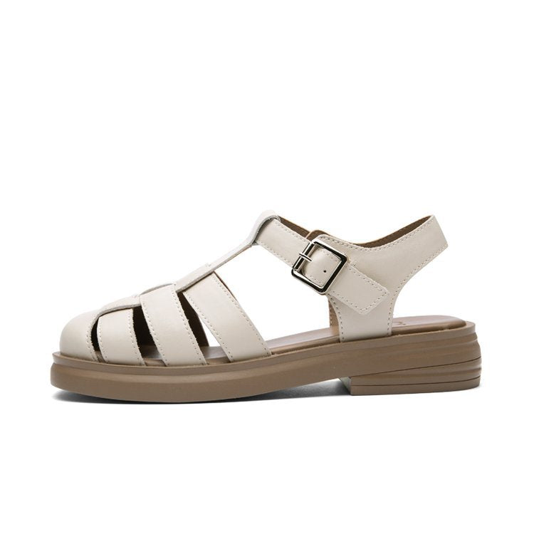 Damen Elegante Sandalen mit Raffiniertem Geflochtenem Design und Komfortablem Fußbett Echoarchiv