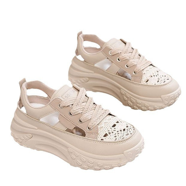 Damen Sportliche Sneaker mit luftiger Netzstruktur und extra hohem Komfort Echo Archiv