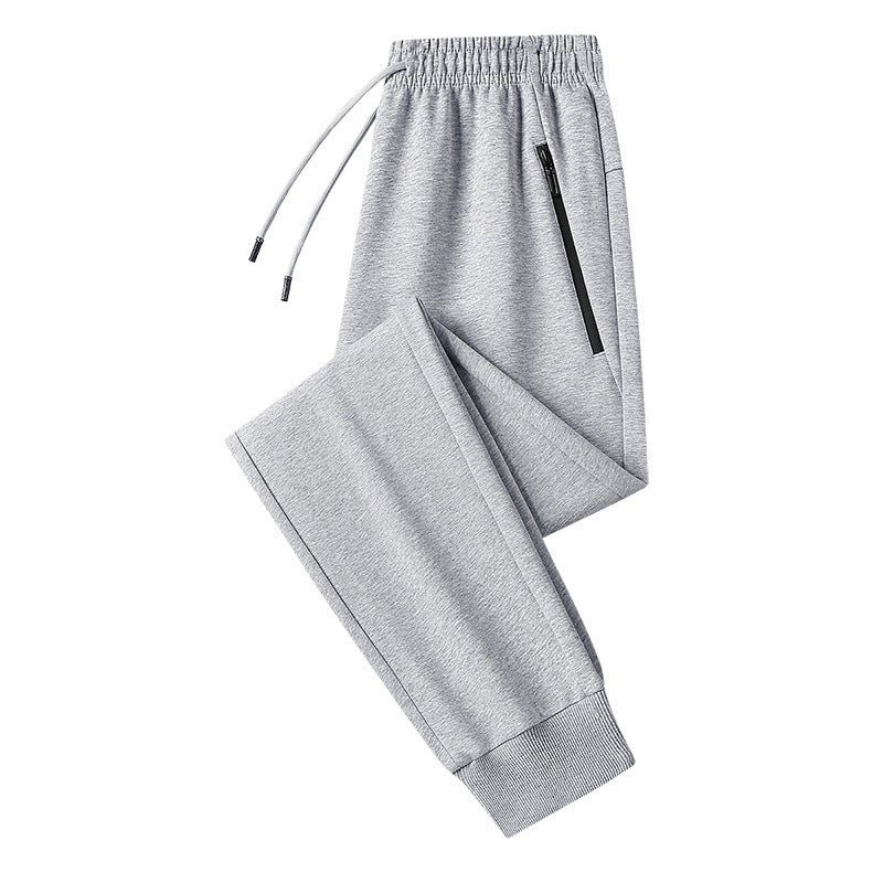 Herren Jogginghose mit geradem Bein, elastischem Bund & Reißverschlusstasche Echoarchiv